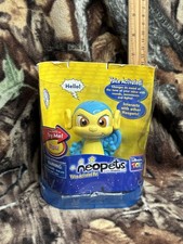 LOOK Vintage 2003 Neopets Voice Activated Pet BLUE Mynci Thinkway Toys W/ Box