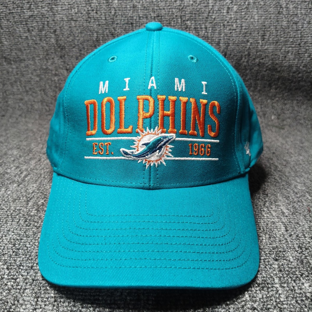 '47 Brand Miami Dolphins NFL Aqua Strapback Curved Brim Cap