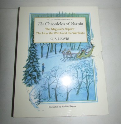 SEALED The Chronicles of Narnia Full Color Gift Edition Hardcover Book Box Set