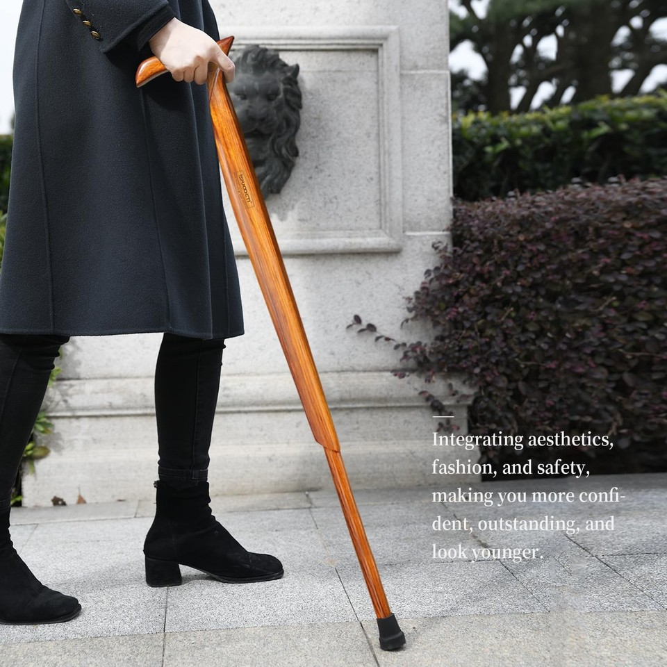 Loading Capacity Sign Solid Wooden Cane 500 lb Load Capacity Stylish Walking Cane b-zebrawood ...