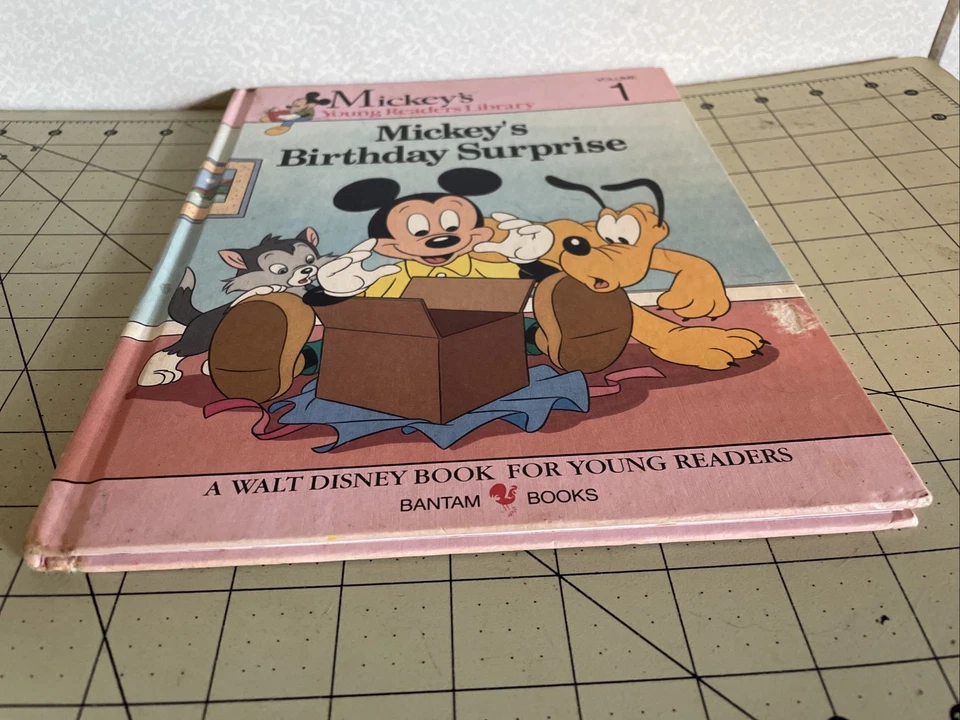 Mickey's Young Reader Library Book Hardcover Mickey's Birthday Surprise Vol 1: - Image 2 of 4