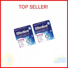 Efferdent Denture Cleanser Tablets, Complete Clean, Cleanser for Retainer and De