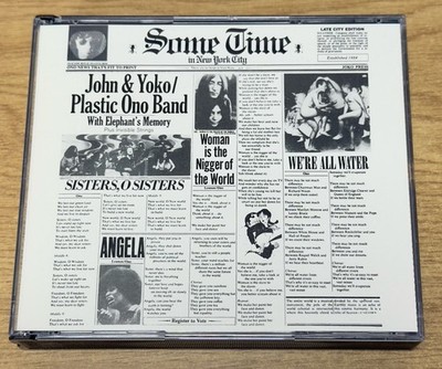 John & Yoko / Plastic Ono Band   Some Time In New York City (1990) 2CD Fat Box
