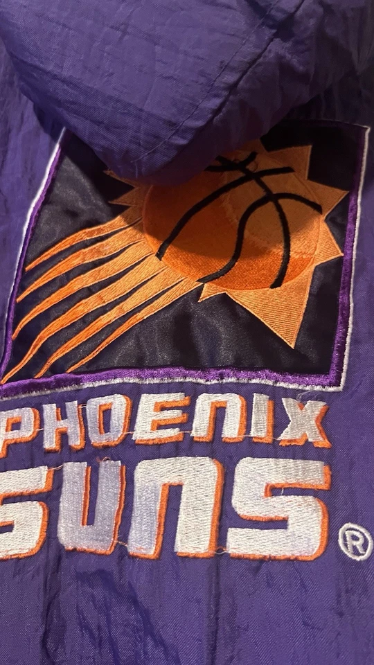 Vintage Phoenix Suns Starter Parka Basketball Jacket, Large - Image 3 of 4