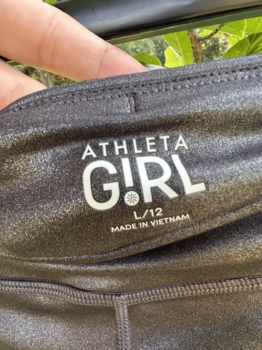 Athleta Girls Workout Bundle | Shorts, Tight, Crewneck | New | SZ 8-12 - Picture 8 of 8