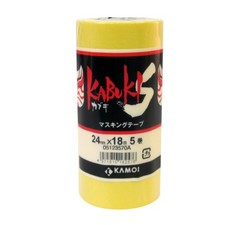 KAMOI Masking Tape 5 Rolls Kabuki-S JAPAN IMPORT