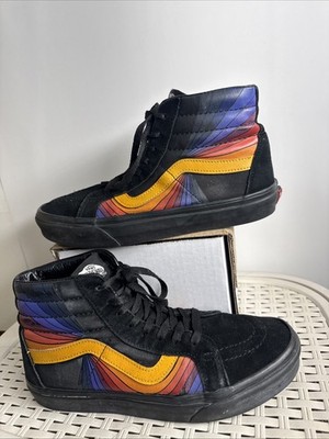 VANS Sk8-Hi Reissue Refract Multicolor Sneakers Size 7.5