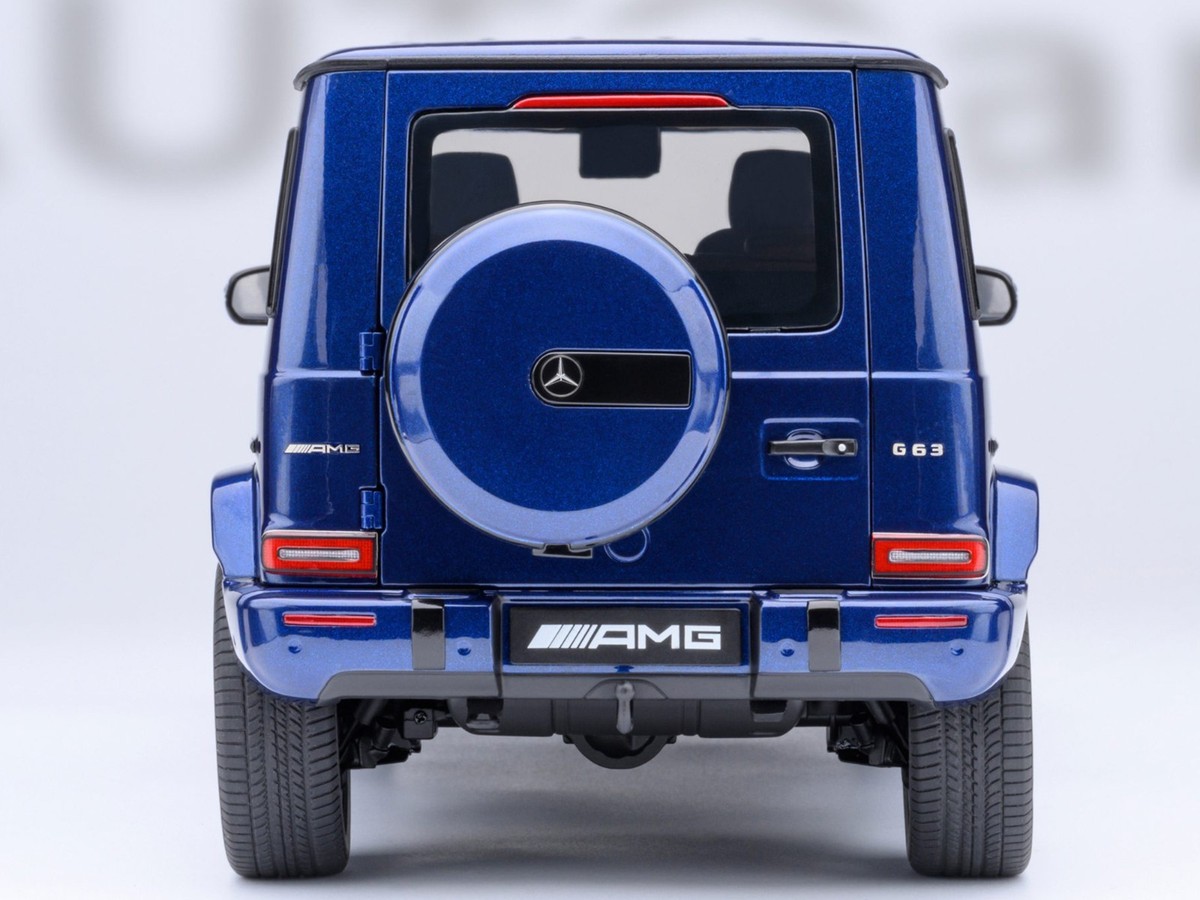 2019 MERCEDES-BENZ AMG G63 BRILLIANT BLUE 1/18 MODEL CAR BY