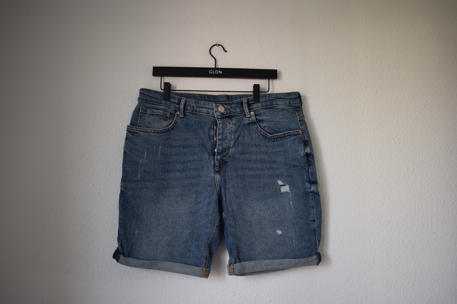 Denim Co. Men’s Straight Fit Denim Shorts - W36 image 10