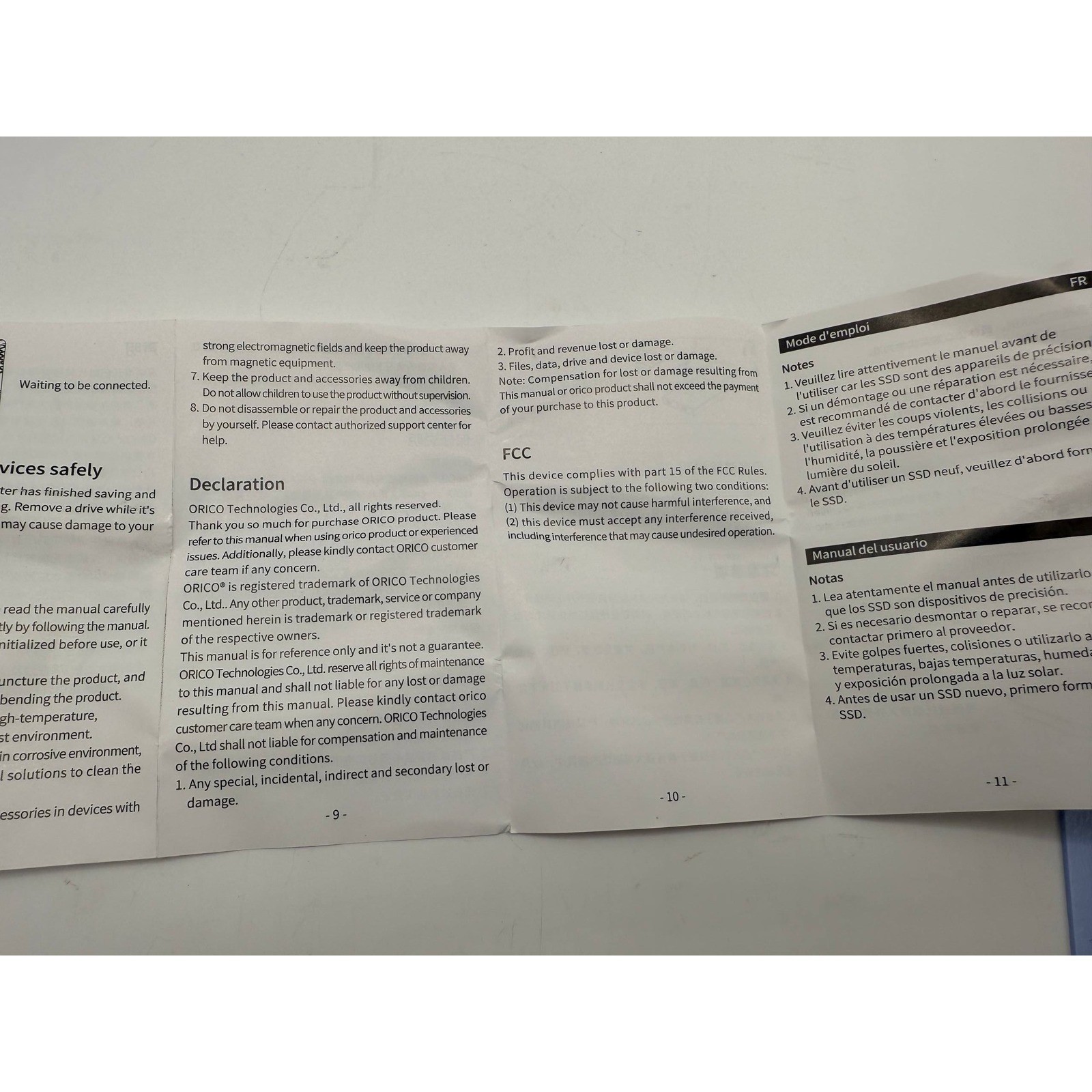 ORICO AM2C3 2SN Dual Bay M2 NVME SATA SSD Enclosure Aluminum Gray Type C