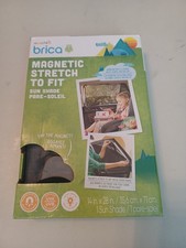 Munchkin Brica - MAGNETIC Stretch to Fit Sun Shade - Black