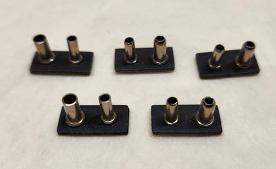 LOT OF 5 | NOS Polarized 2-Pin Wafer Plug | 0.4'' Spacing | Small Rectangular