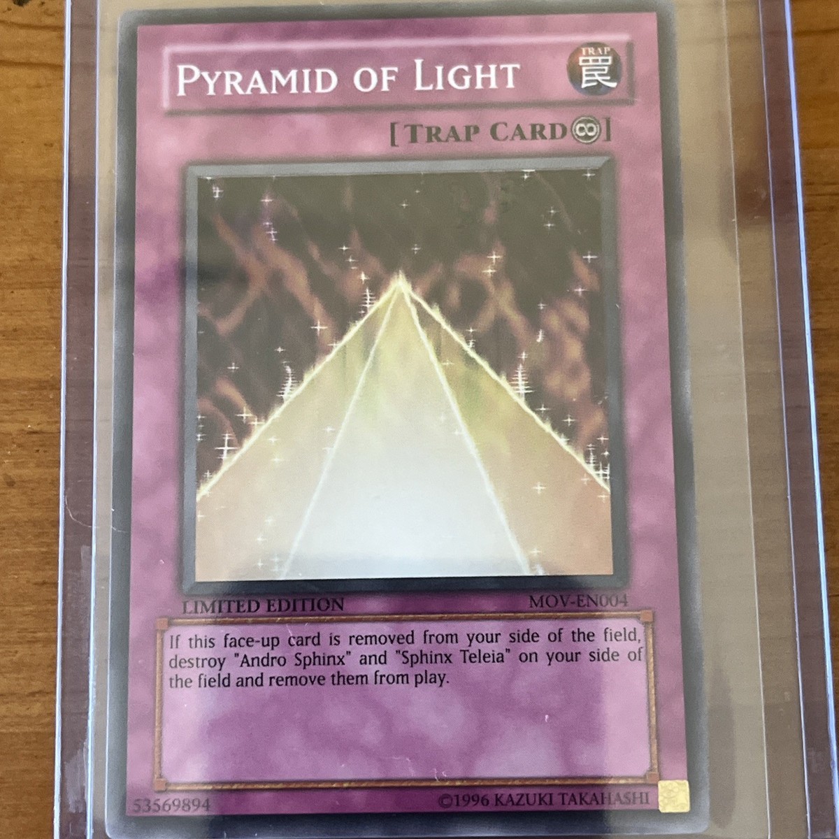 yugioh pyramid of light promo cards Yugioh Pyramid of Light MOV-EN004 Limited Edition Promo NM