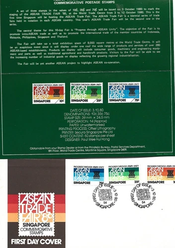 SINGAPORE  FDC 1980