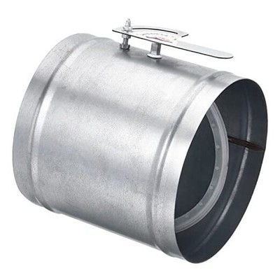 8'' HVAC Duct Manual Volume Damper, Metal Adjustment Airflow Ducting 8 Inch
