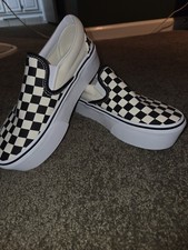 Vans Classic Slip-On Stackform Checkerboard S...