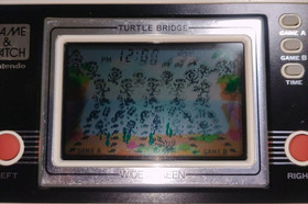 NINTENDO GAME AND & WATCH Turtle Bridge TL-28 - Japan Retro game - Very Rare
