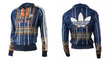 Adidas Track Jacket Originals Women's Cirandeira Firebird Navy Floral S Small