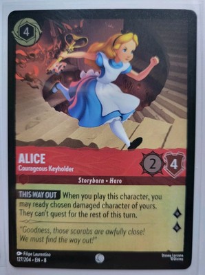 Disney Lorcana TCG - Reign Of Jafar: Alice (127/204) - Common Foil - Near Mint 