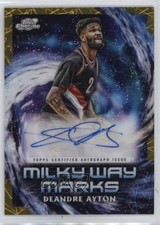 2023-24 Cosmic Chrome Gold Interstellar Refractor 32/50 DeAndre Ayton Auto 5ub