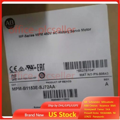 New Sealed AB MPM-B1153E-SJ72AA Servo Motor MPMB1153ESJ72AA Free Shipping