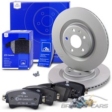 ATE BREMSSCHEIBEN +CERAMIC BELÄGE HINTEN FÜR AUDI A4 B9 A5 A6 C8 Q7 VW TOUAREG