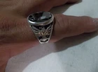 vintage wm.wheeler sterling silver thunderbird men ring