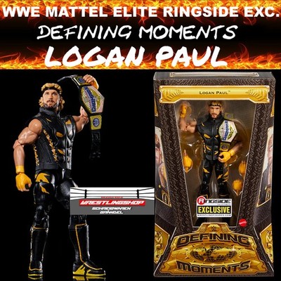 WWE MATTEL ELITE RINGSIDE EXCLUSIVE LOGAN PAUL DEFINING MOMENTS WRESTLING RAW
