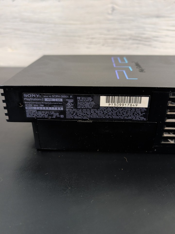 Sony PlayStation 2 PS2 Console SCPH-30001 R Fat – Tested Working w ...