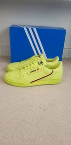 adidas continental 80 lime