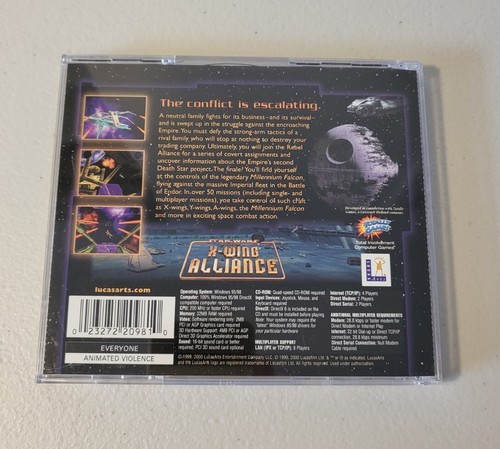 Star Wars X-Wing Alliance - Windows PC Game *2x Discs W/ Manual* - Picture 2 of 4