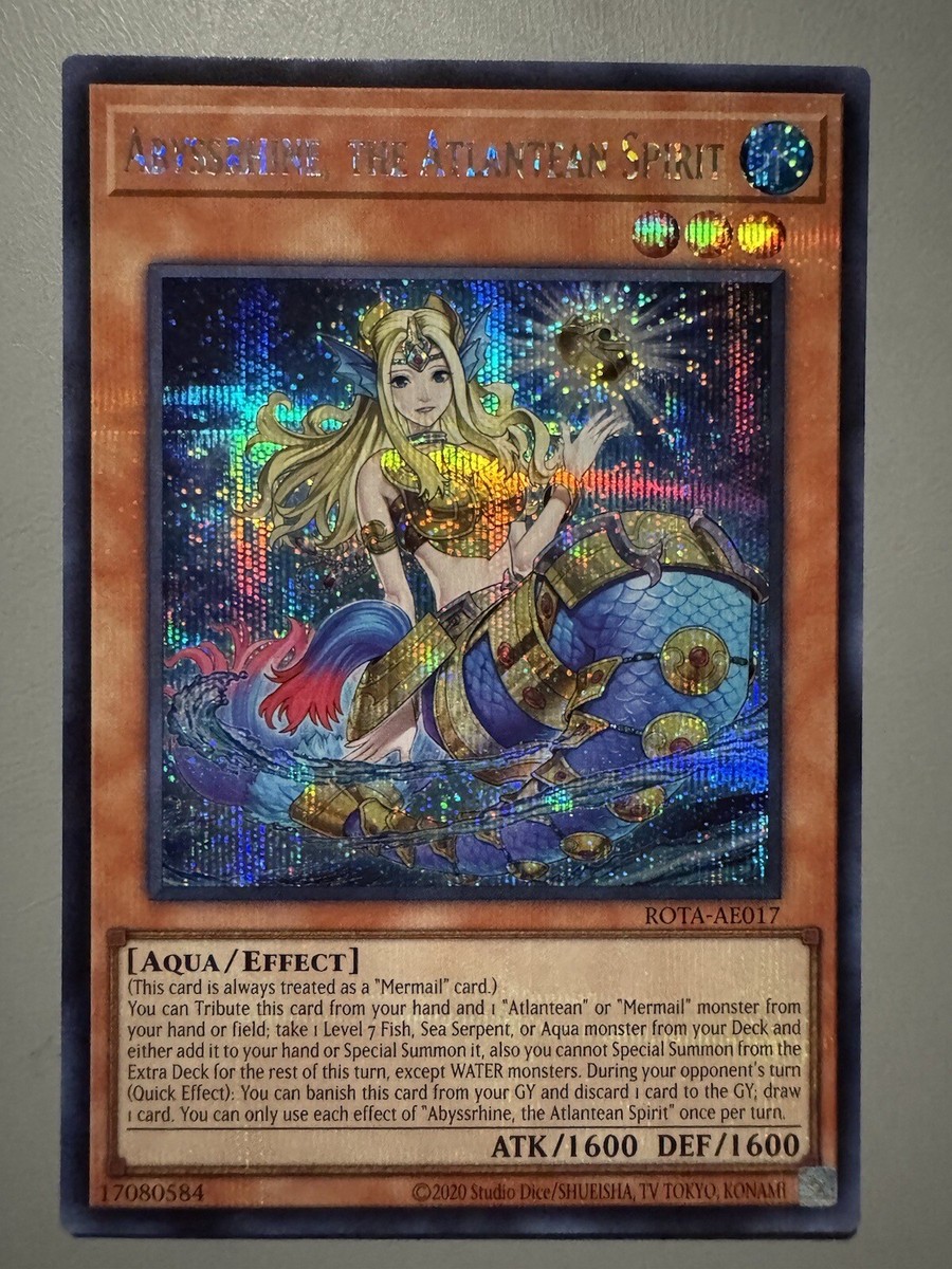 YUGIOH ABYSSRHINE THE ATLANTEAN SPIRIT ASIA ENGLISH ROTA-AE017