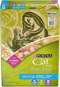 Purina Cat Chow Naturals Indoor with Real Chicken Turkey ...