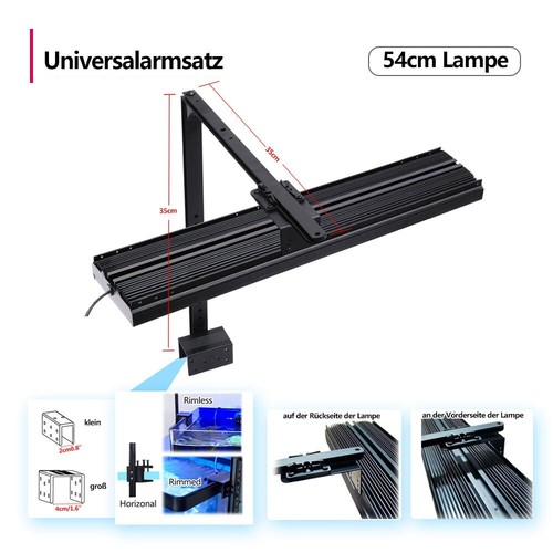 PopBloom Aquarium LED Beleuchtung Accessorry Arm Kit für RS90 RL90 H75 H54 S54 - Bild 7 von 12