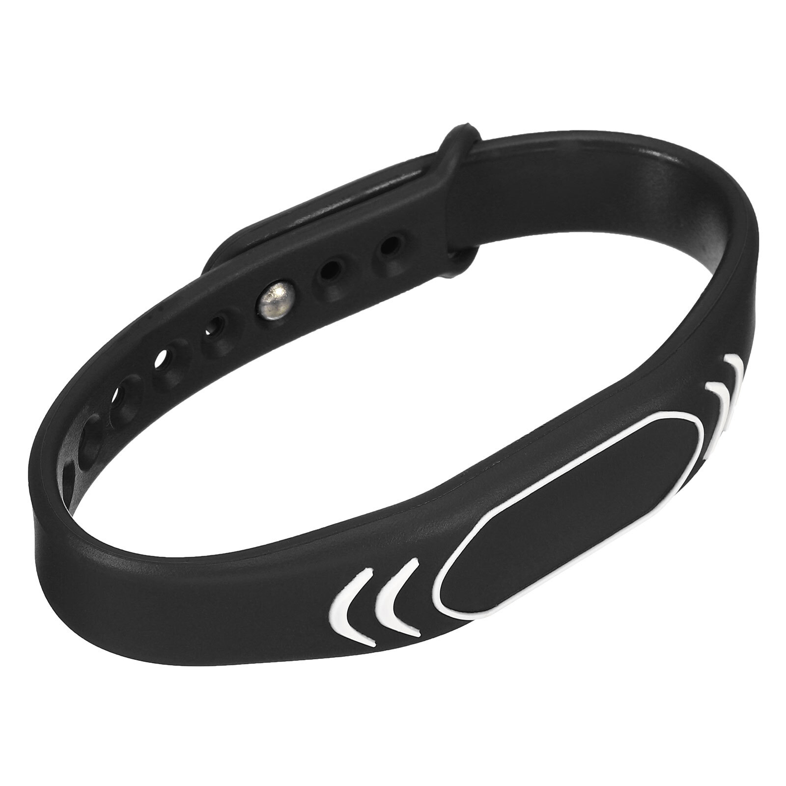 RFID Armband 13.56MHz Nur Lesen Einstellbar Wasserdicht für Tür Zugang Schwarz