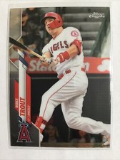 2020 Mike Trout Topps Chrome Base #1 Angels 🐐