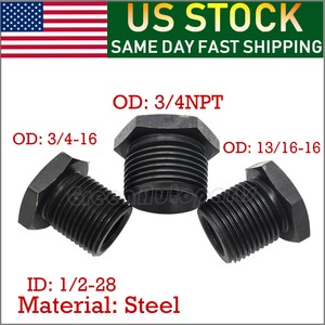 3PCS-NEW-1-2-28-3-4-16-13-16-16-3-4-NPT-Thread-Oil-Filter-Adapter-Steel