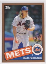 2020 Topps Noah Syndergaard #85-67 1985 35th Anniversary Gold SN 24/50 New York