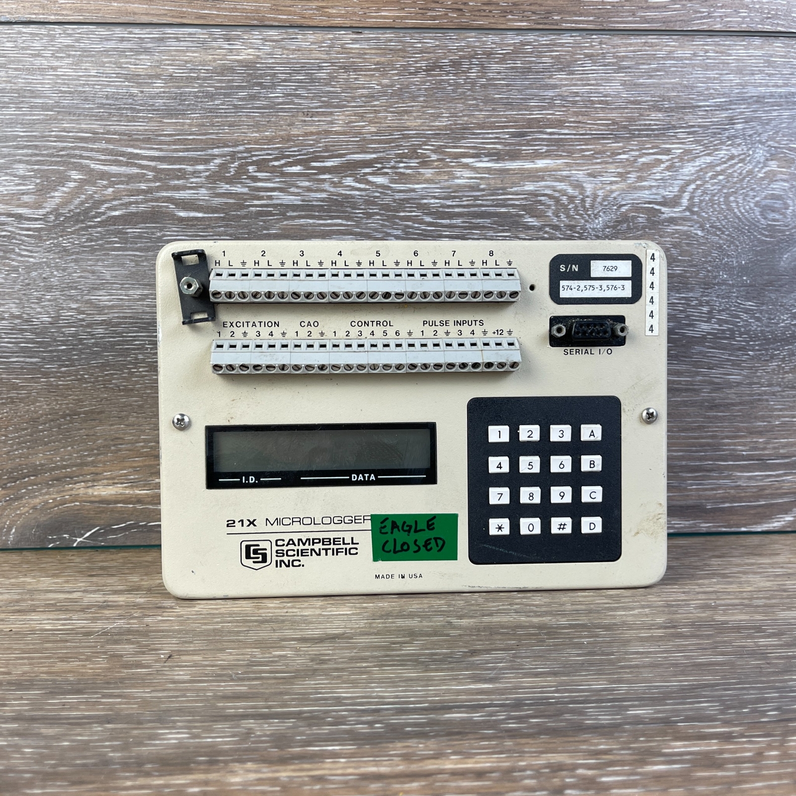 Rg Micrologger Ii Campbell Scientific Inc 21X Black & White Wired Micrologger - For Parts ...