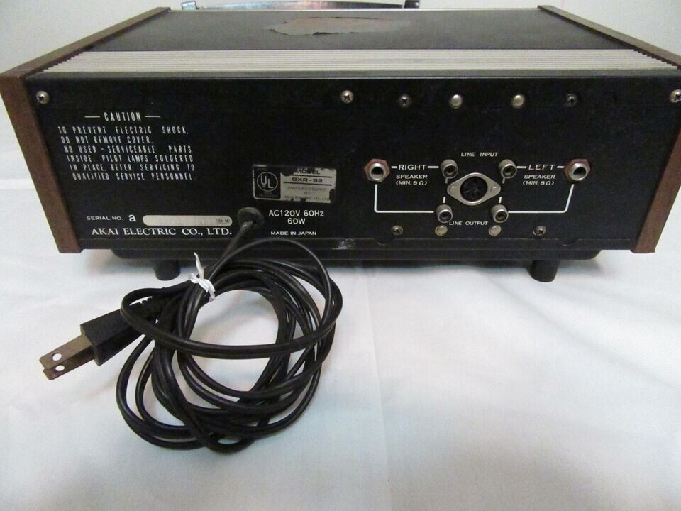 RARE Akai GXR-82 Stereo 8-Track Tape Cartridge Recorder Player | eBay