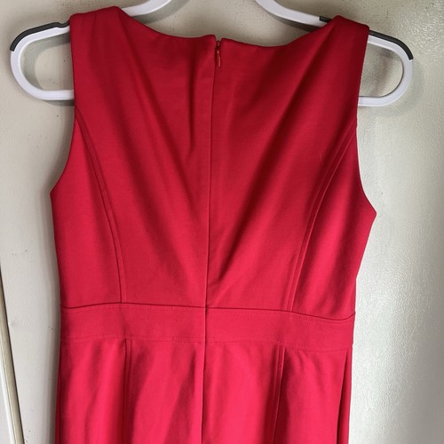 Lauren Ralph Lauren Sleeveless Sheath Dress Women SZ-10 Barbie Pink Gold Accent - Picture 19 of 23
