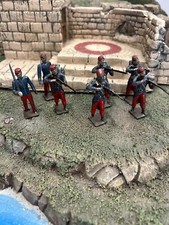 CBG MIGNOT ANTIQUE: THE GREAT WAR BEAUTIFUL SET OF 7 SOLDIERS