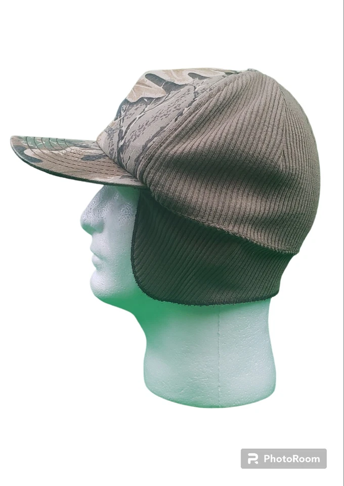 Weyenhaeuser Camo Brown Hunting Cap Hat Warm BRAND NEW W/ TAGS -  MADE IN USA - Image 3 of 4