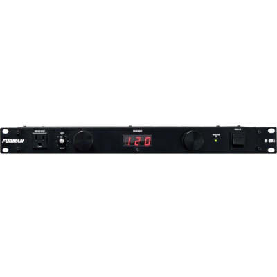 Furman M-8DX 15A Standard Power Conditioner with Lights and Digital Volt Meter
