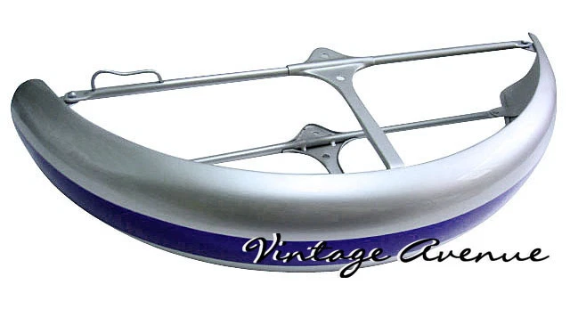 [FS1] GUARDABARROS DELANTERO NUEVO SUZUKI T20 T21 X-6 HUSTLER 1965-1967*AZUL* Foto 4 de 4