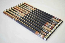 SET OF 10 POOL CUES New 58" Canadian Maple Billiard Pool Cue Stick #5 FREE SHIP