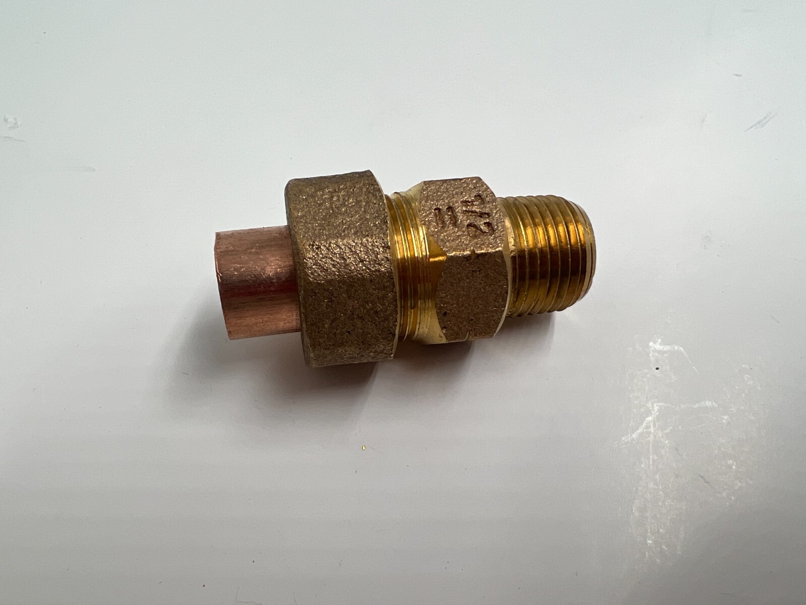 10159303 Cast Copper Male Sweat CxM Union Connector Fitting 1/2 Inch Lead-Free
