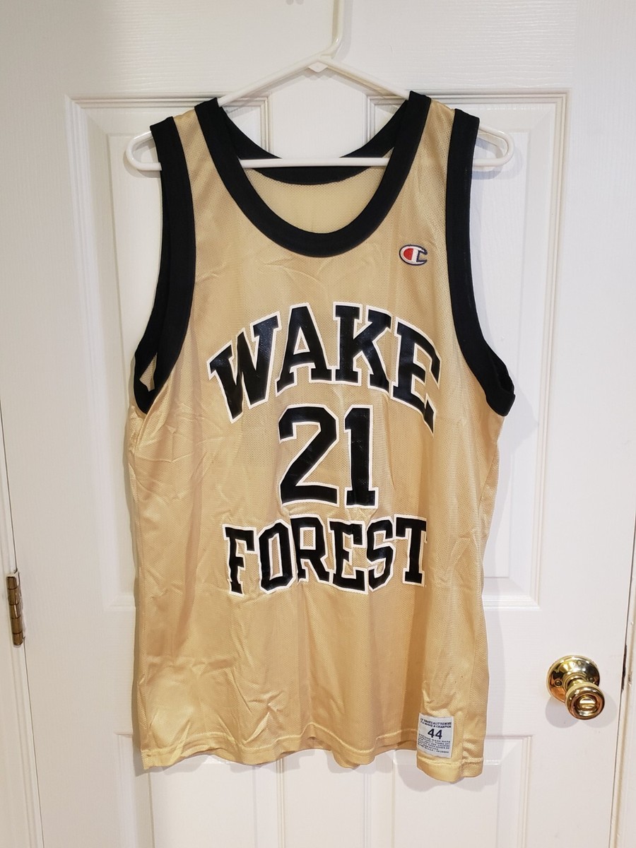 vintage Wake Forest University #21 Champion basketball