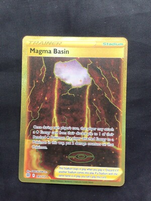 Pokemon Karten: Brilliant Stars Secret Rare Full Art: Magmabecken 185/172