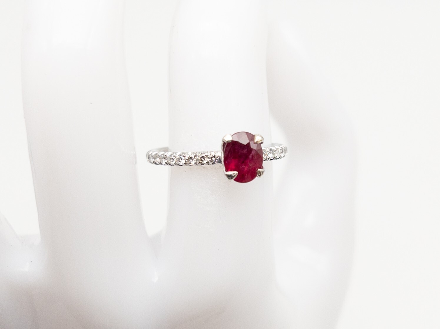 Designer $6000 2ct CERTIFIED Natural Ruby VS H Di… - image 2